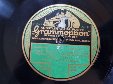 Enrico Caruso - E lucevan le stelle/ Recondita armonia Schellack 78 rpm