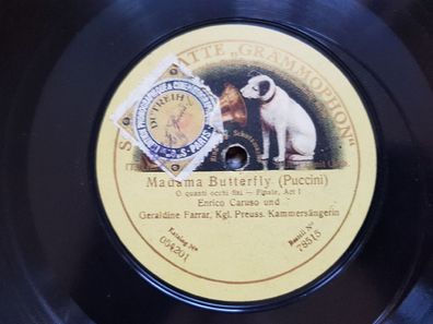 Enrico Caruso - Madama Butterfly Schellack 78 rpm