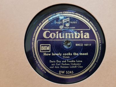 Doris Day/ Jo Stafford - How lovely cooks this meat Schellack 78 rpm