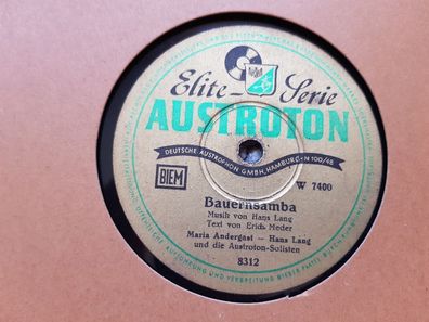 Maria Andergast - Bauernsamba/ Harmonika-Hansl Schellack 78 rpm