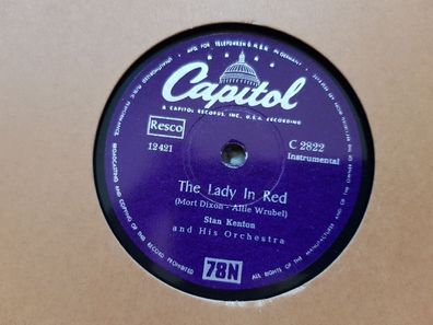Stan Kenton - The lady in red/ Under a blanket of blue Schellack 78 rpm