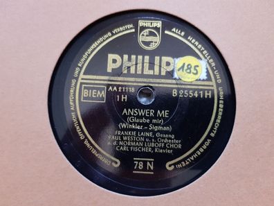 Frankie Laine - Answer me/ Granada Schellack 78 rpm