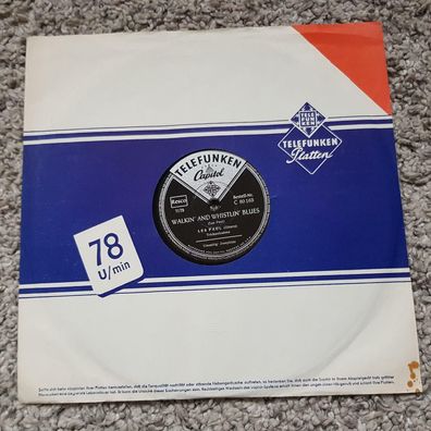 Les Paul - Walkin' and whistlin' blues/ Josephine Schellack 78 rpm
