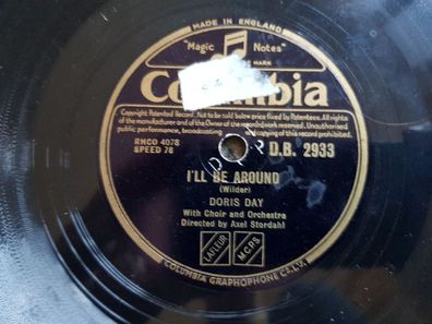 Doris Day - I'll be around/ Lullaby of broadway Schellack 78 rpm