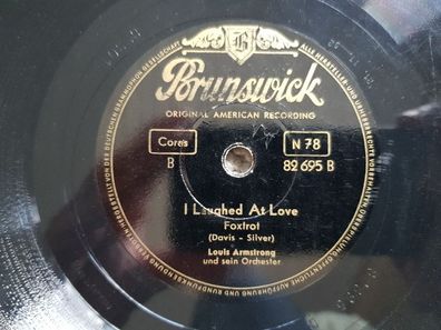 Louis Armstrong - Takes two to tango/ I laughed at love Schellack 78 rpm