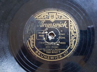 Bing Crosby - Y'all come/ Changing partners Schellack 78 rpm