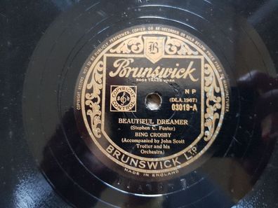 Bing Crosby - Beautiful dreamer/ You are my heart's delight Schellack 78 rpm