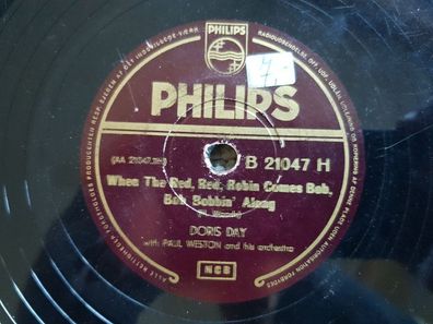 Doris Day - When the red Robin comes Bob bobbin along/ Beautiful music 78 rpm
