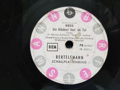 Klaus Alzner/ Die lustigen Senner: Die Sennerin von S. Kathrein Schellack 78 rpm