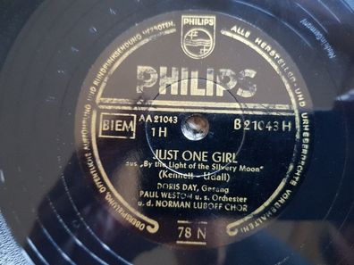Doris Day - Just one girl/ Be my little baby bumble bee Schellack 78 rpm
