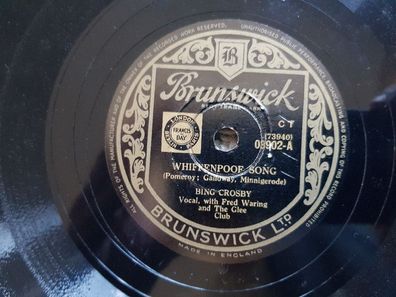 Bing Crosby - Whiffenpoof song/ Kentucky babe Schellack 78 rpm