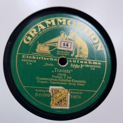 Georg Scharf - Traviata/ Fantasie Schellack 78 rpm