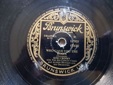 Bing Crosby - Stranger in paradise/ Who gave you the roses Schellack 78 rpm