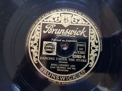 Bing Crosby - Dancing under the stars/ Palace in paradise Schellack 78 rpm