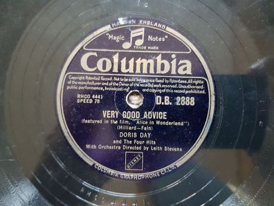 Doris Day - Very good advice/ Life's desire Schellack 78 rpm