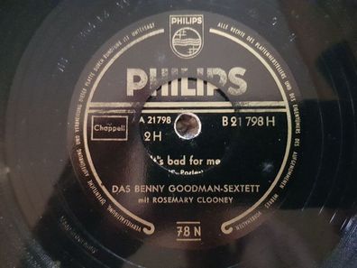 Benny Goodman Trio - Memories of you/ It's bad for me Schellack 78 rpm
