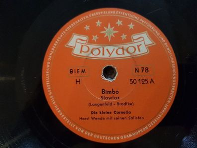 Die kleine Cornelia Froboess - Bimbo/ Eine kleine Mandoline Schellack 78 rpm!