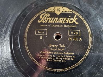Count Basie - Every tub/ Doggin' around Schellack 78 rpm