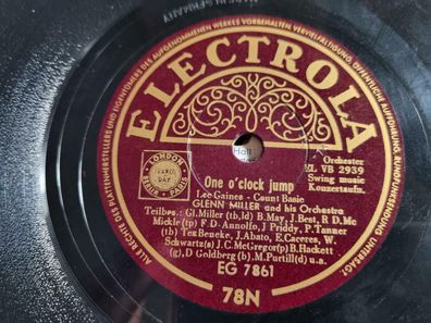 Glenn Miller - One o' clock jump/ My blue heaven Schellack 78 rpm!