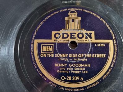 Benny Goodman - On the sunny side of the street/ The wang blues Schellack 78 rpm