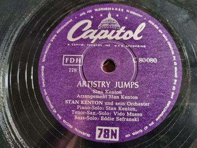 Stan Kenton - Artistry in rhythm/ Artistry jumps Schellack 78 rpm