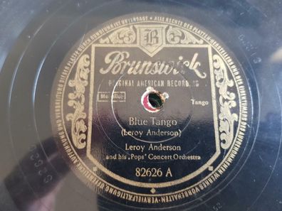 Leroy Anderson - Blue tango/ Belle of the ball Schellack 78 rpm