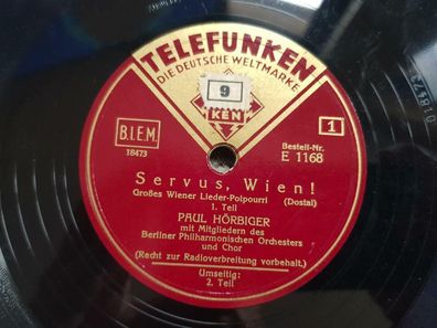 Paul Hörbiger - Servus, Wien! Schellack 78 rpm