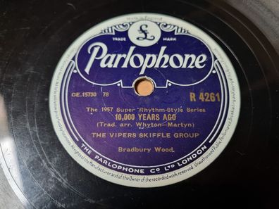 The Vipers Skiffle Group - Don't you rock me daddy-o/ 10.000 years ago Schellack