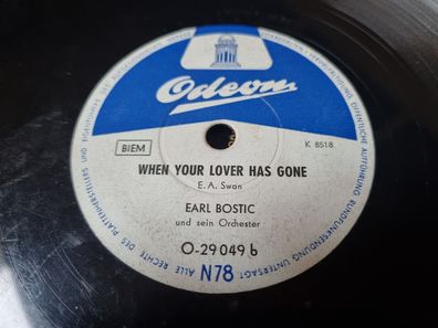 Earl Bostic - Cocktails for two/ When your lover has gone Schellack