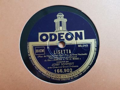 Josef Schmidt - Lisetta/ Tiritomba Schellack 78 rpm