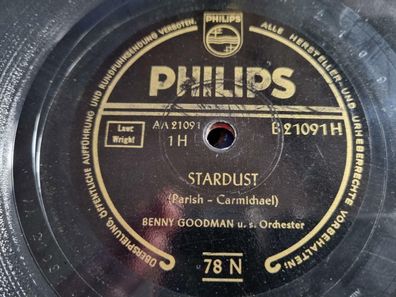Benny Goodman - Stardust/ Caravan Schellack 78 rpm