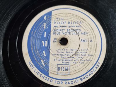 Sidney Bechet - Tin roof blues/ At the jazz band ball Schellack 78 rpm
