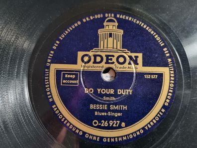 Bessie Smith - Do your duty/ I'm down in the dumps Schellack 78 rpm