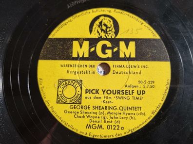 George Shearing - Little white lies/ Pick yourself up Schellack 78 rpm