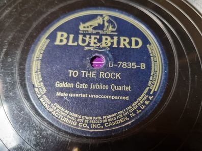 Golden Gate Jubilee Quartet - Let that liar alone/ To the rock Schellack