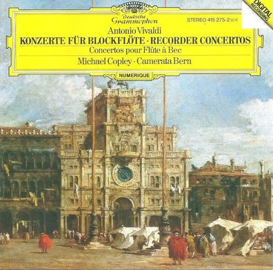 CD: Vivaldi: Konzerte Für Blockflöte • Recorder Concertos (1985) Deutsche Grammophon