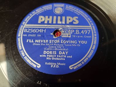 Doris Day - Ten cents a dance/ I'll never stop loving you Schellack