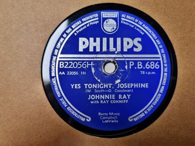 Johnnie Ray - Yes tonight, Josephine/ No wedding today Schellack
