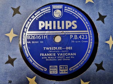Frankie Vaughan - Tweele-dee/ Give me the moonlight give me the girl Schellack