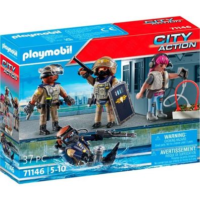 71146 City Action SWAT-Figurenset - Playmobil 71146 - (Spielwaren / Figurines)