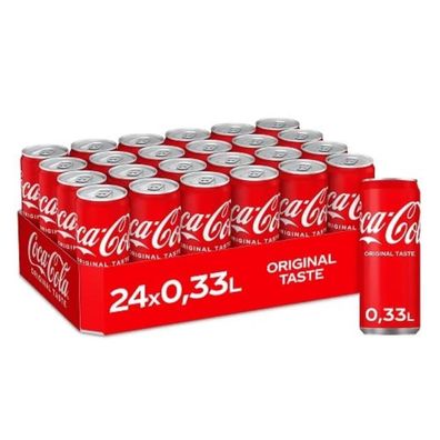 Coca-Cola Classic - prickelndes Erfrischungsgetränk mit unverwechselbarem Coke-Geschm
