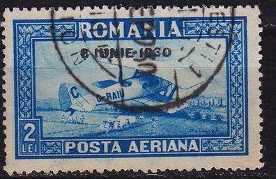 Rumänien Romania [1930] MiNr 0373 Y ( O/ used ) [02] Flugzeug