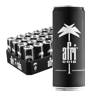 Afri cola 24er Pack EINWEG 24 x 330 ml ?Koffeinhaltige Cola-Limonade Alkoholfrei