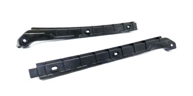 2x HALTER Stossfänger HI Zierleiste Schutzleiste FÜR SKODA 1Z5807862 1Z5807861