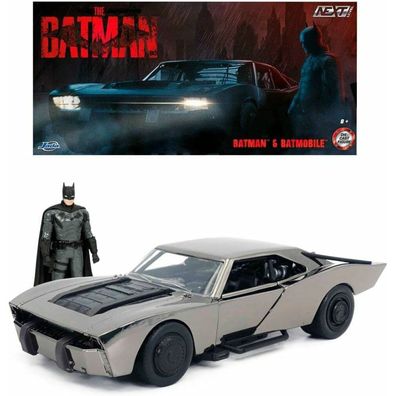 DC Comics Batman Batmobile Fahrzeug + Batman Figur Metall 1:24