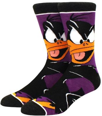 Daffy Duck Hero Cartoon Motivsocken Looney Tunes Socken Daffy Duck Heroes Socken
