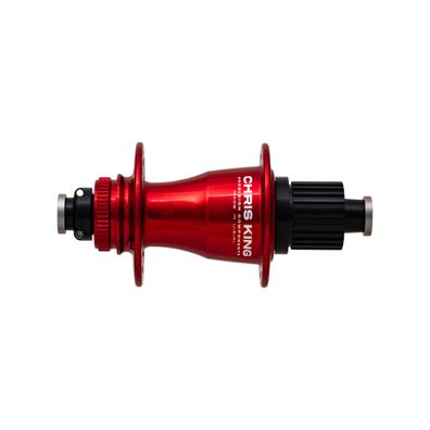 Chris King Disc CL BOOST Nabe HR 148x12mm 32L Stahllager Shimano Microspline rot