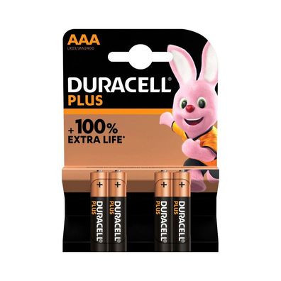 Duracell Plus Batterien AAA - langlebige Power - für Haushalt und Büro