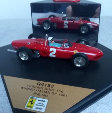 Ferrari Dino 156 Winner Italien Grand Prix 1961 - Phill Hill , Quartzo