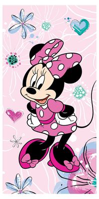 Disney Minnie Mouse Pink Handtuch Rosa Minnie Mouse Pinke Schleife Pink Weißes K